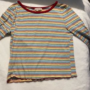 rainbow woman’s long sleeve